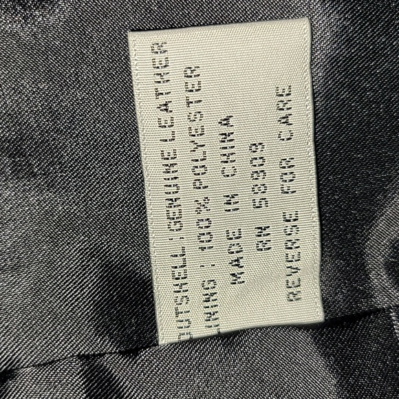 Vintage. Preston & York. Like-new. Genuine Leather long-coat. Women's size XL - Picture 4 of 16